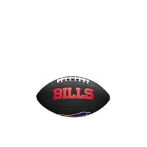 WILSON Sporting Goods NFL Buffalo Bills 팀 로고 미식축구공 블랙 미니 사이즈