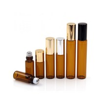 모든스토아 롤온 향수공병 롤러볼 갈색 아로마용기 1ml 2ml 3ml 5ml 10ml, 골드(5ml)
