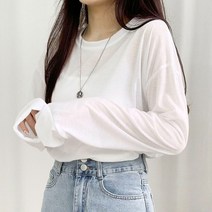 [1+1할인 기본템] 킨디 슬라브 긴팔티