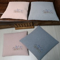 그린하트 가든고급방석(솜포함), 핑크
