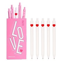 카코 퓨어 소프트 젤펜 러브 하트 10P, love 젤펜 5P + 러브 하트 젤펜 5P