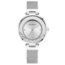 미니포커스 여성용 메탈 메쉬밴드 손목시계 MF0254L01