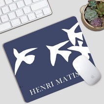 헨리 Matisse 고무 정밀 작은 마우스 패드 노트북 휴대용 비 슬립 테이블 패드 작은 마우스 패드, 헨리 Matisse 10_300X400mm