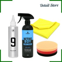 블라스크 바디 익스폴리에이터 250ml 스크래치 리무버 기스 흠집제거 잔기스 흠집제거제 + 패드, 구성2 : 구성1 + 퀵디테일러 + 타월