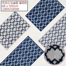 침실 침대 바닥 냉기차단 충격흡수 극세사 발패드 러그 주방 논슬립 현관 화장실 물기흡수, 클라우드 그레이 45x120