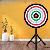 대형 자석 다트판 룰렛 회전 게임기 마그네틱, 직경 100 자석 다트 보드 다트 10개