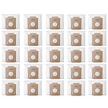 노 브랜드 Ecovacs용 25팩 진공 먼지 봉투 DEEBOT OZMO T8 AIVI Max 시리즈 T9 N8 Pro Plus 로봇 부품