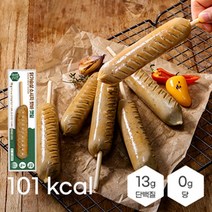 [방탄푸드] 닭가슴살 소시지 핫바 70g 10팩, 깻잎 10팩