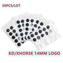 자동차키 스마트키자동차 키 에폭시 스티커 원격 배지 로고 50 개 14MM KEYDIY KD Xhorse VVDI JMD, 09 for mazda, 09 for mazda