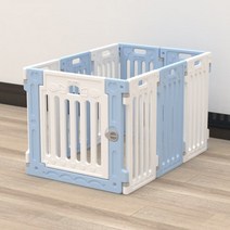 [펫홈]강아지펜스 65cm 8+1블루_화이트, 상세설명 참조