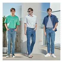 [인디고랩] 24SS 쿨라이트 릴렉스 남성 썸머데님 3종