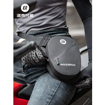 오토바이 자전거 레그백 웨이스트백 허리쌕 로크 브라더스 다리 가방 방수 나이트 포켓 승마 메신저 남자 가슴 장비, [01] 검은색