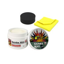 바인더 삼바왁스 100g 카나우바 고체왁스 차량용 왁스 광택제 차광택 차왁스, A-1 삼바왁스 100g (패드+타월)