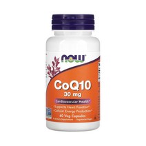 나우푸드 코엔자임 Q10 코큐텐 유비퀴논 유비퀴놀 30mg 60캡슐, 1개, 60정