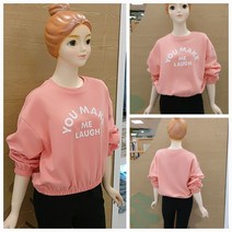 [소이주니어] 23년봄신상 ** 핫한 스타일 ~~ 소매 벌룬요 ~~ 후로킹 블루종 맨투맨티