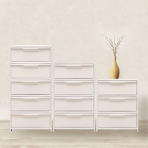 끌레두 라탄 슬림 틈새 와이드 3단 4단 5단 침실 다용도 플라스틱 서랍장, 상세설명 참조, 와이드형/3단