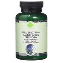 G G Vitamins 지앤지 비타민스 풀 스펙트럼 아미노 산 프리 폼 BCAA 파우더 Full Spectrum Amino Acid 200g, 1세트