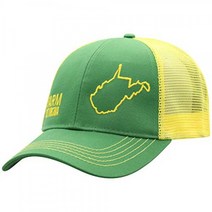 [John Deere] 존 디어 팜 스테이트 프라이드 캡 - 그린과 옐로우 - 웨스트 버지니아
