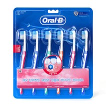 오랄비 고탄력 초미세모 클래식 칫솔 6개입, 단품, 단품, 단품