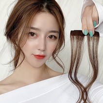 S컬 옆머리 똑딱이 부분가발 3p 웨이브 헤어피스, 상세 참조, 상세 참조