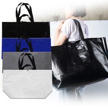 (인쇄가능)대형 패션 유광 타포린백 (가로)65cm x (세로)40cm x (폭)20cm, 패션 타포린백(블랙)