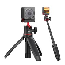 Ulanzi MT50 DJI Action 2용 카메라 삼각 자기 마그넷 마운트 퀵 릴리스 어댑터 3단 신축 연장 폴 셀카 봉 일단 삼각 겸용 탁상 삼각 360도 회전 자유 운대 운반 편리 vlog