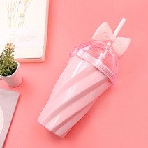 파스텔 리본텀블러 리본보틀 예쁜텀블러, 민트