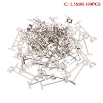 100pcs 샘플 타일 수평 조절 시스템은 강철 바늘 장치 정리 도구 건설 대체 할 수 있습니다 09/12/15mm, 02 12mm 100pcs