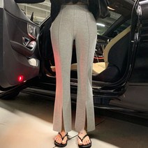 다리가 길어보이는 앞트임 밴딩 절개 부츠컷 레깅스 PT18510F