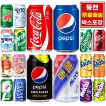 [] 뚱캔 355ml 24캔 코카콜라 펩시 제로 맥콜 업소용 팹시 옵션, 갈아만든배 340ml 24캔