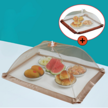 원스룩 접이식 밥상보 음식덮개(미니밥상보 추가 증정), 1개