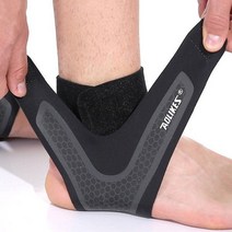 테니스 러닝 운동 충격흡수 압박 발목 발 보호대 아대, M