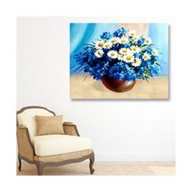 수재샵 보석십자수 들국화 DIY 비즈십자수 큐빅 취미 5D 45x35cm