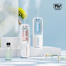 TAE WOL 자동 디퓨저 실내용 아로마 방향제 자동 분사기 충전식 룸스프레이 블루, 오일*1+기계, 제스민, 1개