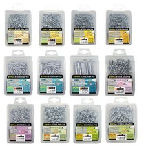 유니카 논프라피스 플라스틱이 필요없는 콘크리트 피스, 접시머리 4x38mm-125pcs