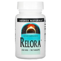 소스 내추럴스의 RELORA 식이보충제 90정