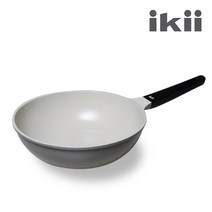 이키 슈퍼 IH 난스틱 테크놀로지 범용 세라믹 코팅 웍, 28cm, 1개