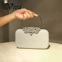 라쿤걸 샤인 럭셔리큐빅 클러치 비즈 토트백 NY297
