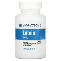 Lake Avenue Nutrition 루테인 20mg 베지 소프트젤 120정, 1개