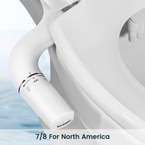 직수형비데 필터없는비데 가정용 셀프설치, 7-8 North America