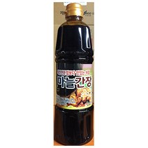 액상 업소용 마늘 치킨 간장 소스 청우 1kg 양념 간장/양념간장/좋은간장/맛간장/마늘간장식당용/대용량/업소용/액상소스/전문점, 1