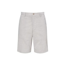 22SS 베이지 체크 린넨혼방 밴딩숏팬츠 HZPA2B513I2