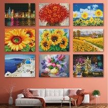 보석십자수 DIY 비즈 보석 캔버스 액자형 40x50 큐빅 인테리어, 쿠팡 A-010