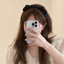 제니머리띠 리본머리띠 꾸안꾸 벨벳 심플 귀 안아픈 데일리 헤어밴드