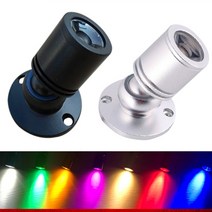 자동차 전구 3w led 매입형 캐비닛 미니 스포트 라이트 110v 220v 12v 쇼, 푸른, 은, dc12v