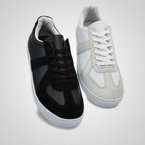 남자 천연가죽 베이직 스니커즈 운동화 캐주얼화 SA07