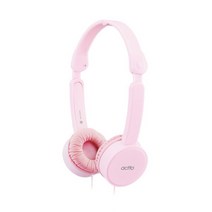 엑토 C타입 접이식 어린이 청력보호 헤드폰 키즈 헤드셋, 핑크, BKS-86