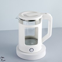 태유 유리 무선 전기주전자 화이트 1.8L, TP-2000