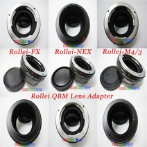 Rollei QBM 마운트 렌즈 용 어댑터 소니호환 E NEX C3 5T 후지 필름 FX X Pro2 마이크로 4/3 E-P3 E-PL2 카, 02 Fujifilm X 마운트