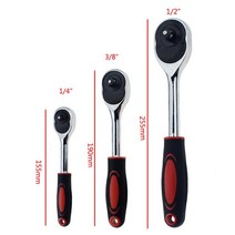 토크렌치 랜치 렌치 인치 스틸 고 토크 래칫 소켓 이빨 퀵 릴리스 와이드 사용 핸드 툴, Option)each 1개 (품번 120353)